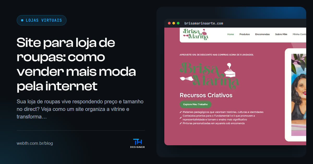 Site para loja de roupas: como vender mais moda pela internet